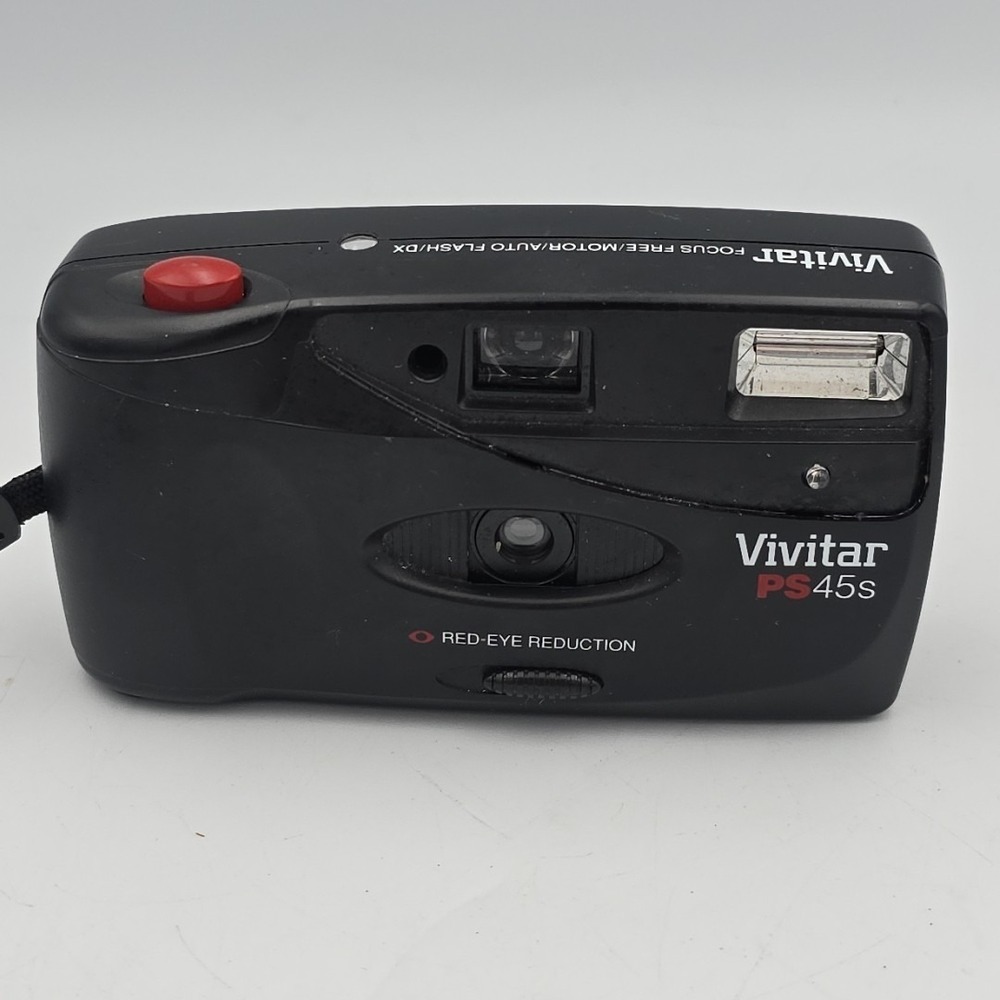 Vivitar PS45s 35mm Point & Shoot Film Camera - Vintage Tested
